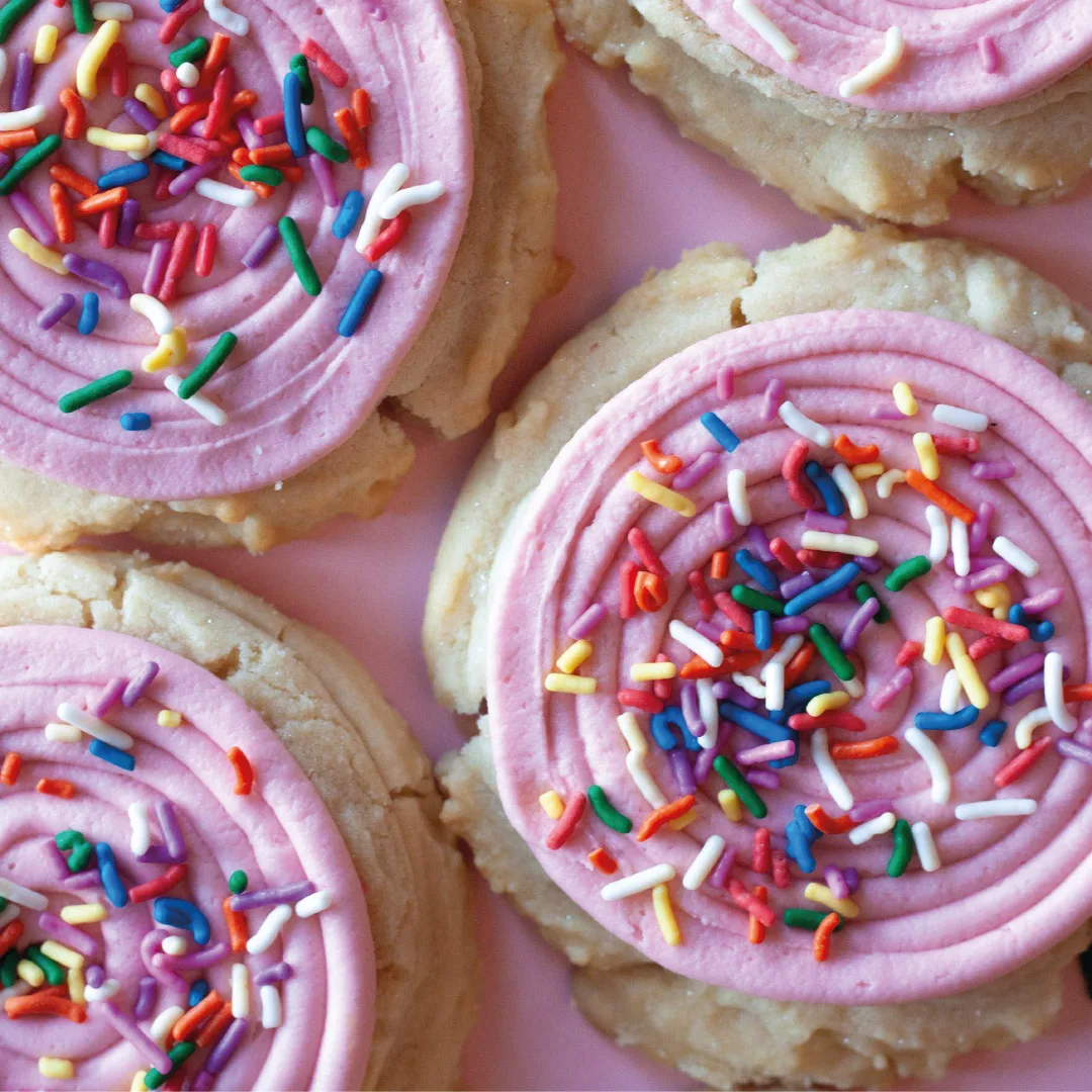 Valentine's Cake Batter Cookie Box