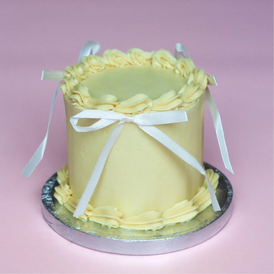 Mother's Day Lemon Bento Cake