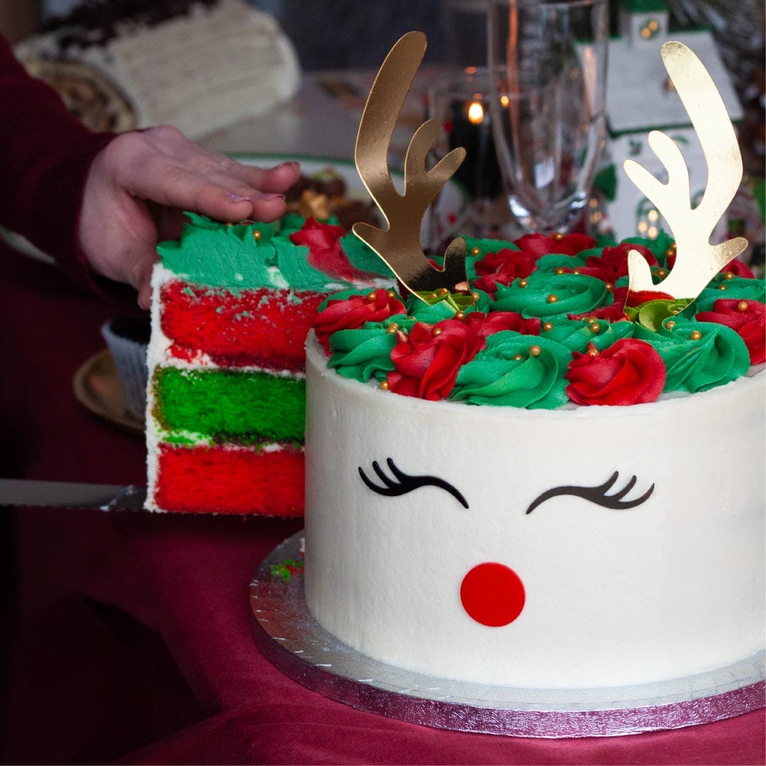 Alternative view of Reindeer Cake