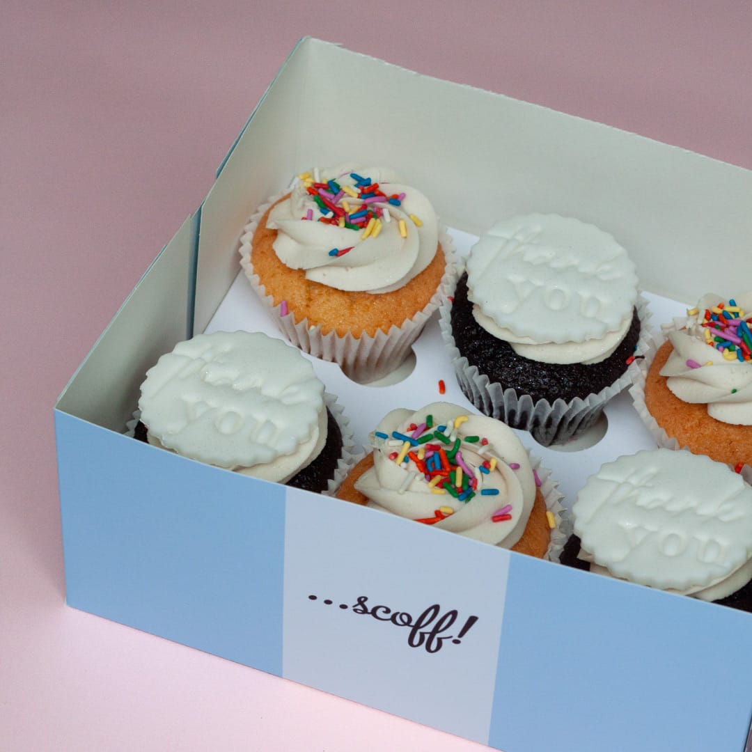 Thank You Cupcake Box
