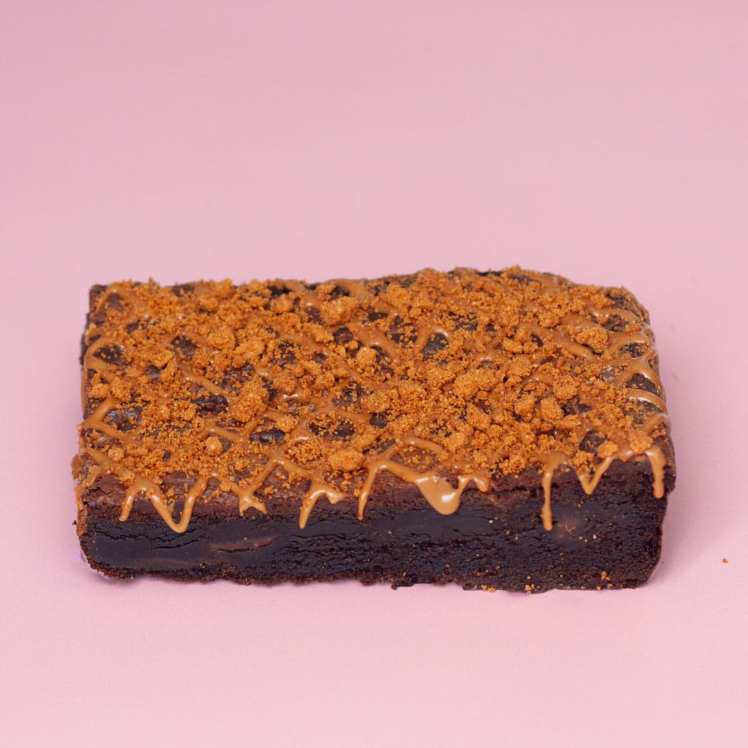 UK Vegan Biscoff Brownie